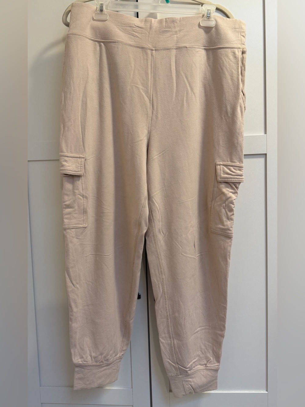 Aerie Offline High Rise Cargo Sweatpants, Large EUC